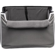 Wholesale - 16"x12.5"x11" Gray Oxford pet collapsible car booster seat C/P 4, UPC: 192598176073